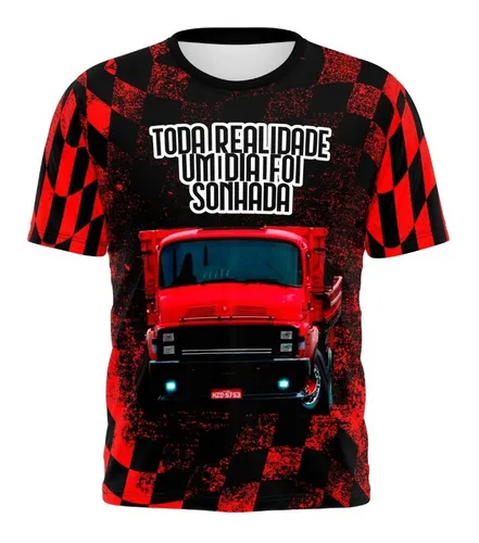 comprar Camisa Caminhão Cara Preta Toda Realidade Um Dia Foi Sonhada
