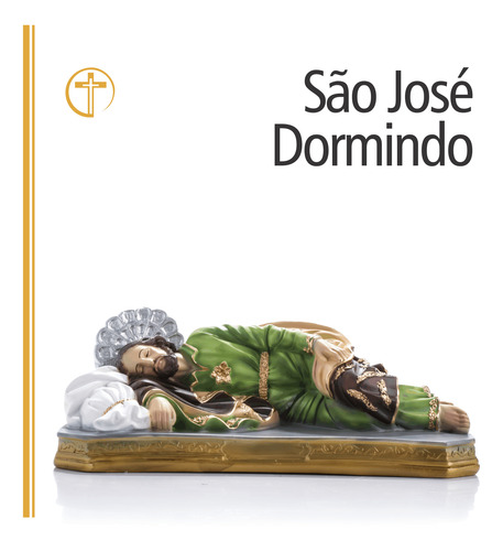 Imagem São José Dormindo 30cm Em Gesso Resinado