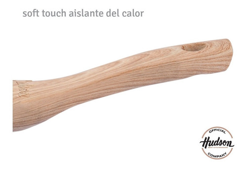 Wok De Aluminio Hudson Gris 28 Cm Con Antiadherente