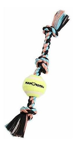 Mammoth Flossy Chews Tug Con Pelota De Tenis Mini