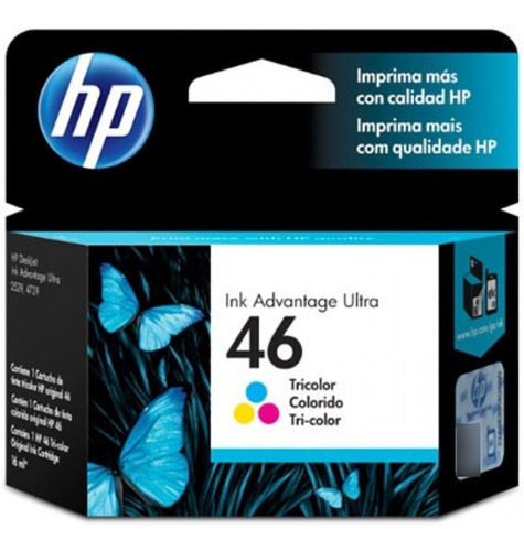 Cartucho Hp 46 Color Cz638al 2529 4729 5738 5739