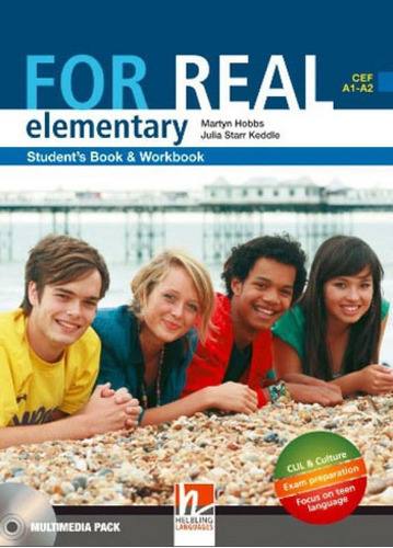 For Real Elementary - Student's Book And Workbook + Cd-rom, De Keddle, Julia Starr. Editora Helbling ***, Capa Mole, Edição 1ª Edição - 2012 Em Inglês