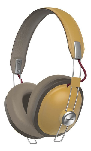 Audífonos Inalámbricos Bluetooth Panasonic Rp-htx80bpp Color Amarillo