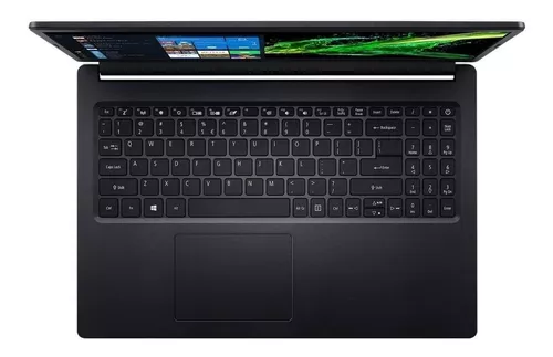 Imagen 2 de 4 de Laptop Acer Aspire 3 A315-34 negra 15.6", Intel Celeron N4000 4GB de RAM 500GB HDD, Intel UHD Graphics 600 60 Hz 1366x768px Windows 10 Home