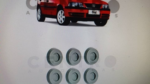 Kit Gomas De Poso Mediana Vw Gol Saveiro Parati Tds 06 Und