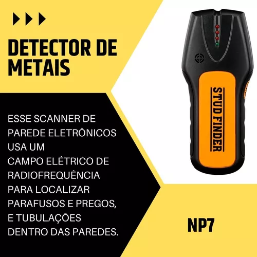 Scanner de Parede Detector Exbom Tubo Cano Pvc Água Madeira Fio Metal