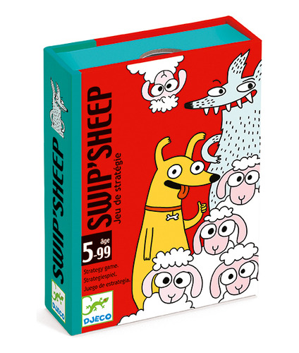 Swip Sheep Juego De Cartas Djeco Cuidar Ovejas +5 Años