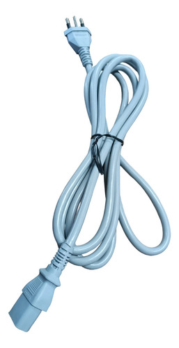 Cabo Força Pc Ac Fonte Tripolar 3mm Plug 20 Amperes 1,50m