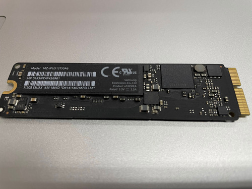 Apple Oem Samsung Ssd 512 Gb Macbook Pro 2013 - 2015