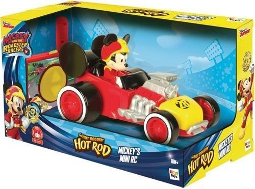 Mickey Hot Rod Mini Auto Radio Control Aventuras Sobre Rueda