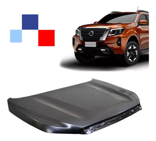 Capot Nissan Navara C/hoyo Moldura 2021-2024