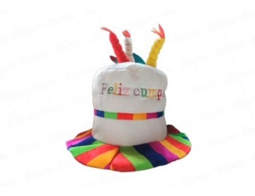 Gorro Feliz Cumpleaños Velas.