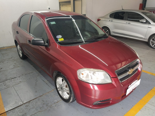 Chevrolet Aveo Ls 1.6 Con Gnc 2011 Bordo Jrv