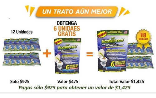 Imagen 2 de 10 de Tratamiento Natural Fosas Sépticas 18 Meses + Ebook Regalo