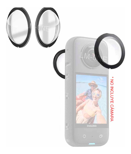 Protectores Adhesivos Para Lente De Insta 360 X3, 2pzs Lens