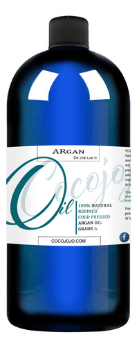 Cocojojo 100% Pure Argan Oil Deodorized Refined Cold Pressed