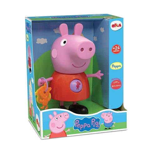 Peppa Pig Muñeca Articulada 24 Cm Con Sonajero Para Bebe