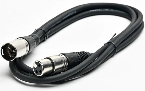 Cable Canon Canon Xlr Dmx Microfono Luces Led Cabezal 12 Mts