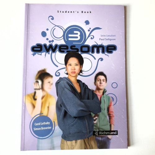  Inglés   Awesome  3  Intermedio  1 Libro  + 1 Cd Rom