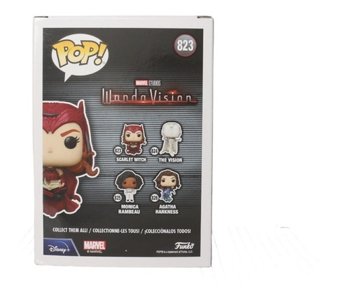 Funko Pop Scarlet Witch 823 Bruja Escarlata Caja Lastimada