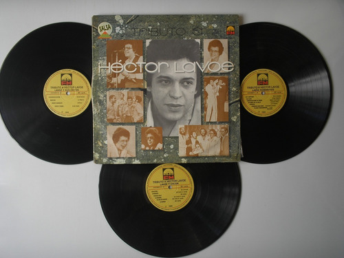 Lp Vinilo Hector Lavoe Tributo 3 Lps Edicion Colombia 1993