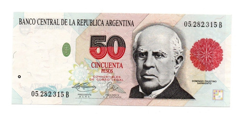 Billete Argentina 50 Pesos Convertibles 1er Dis Bottero 3068