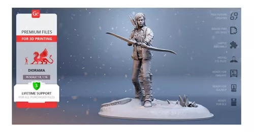 Ellie The Last of US 2 - STL 3D print files