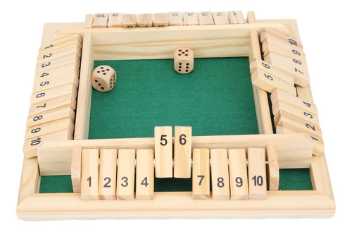 Juego De Dados De Madera, Juego De Números De Tablero Para N