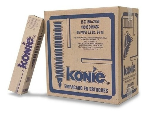 Vasos Conicos Konie 15x150 (2250)