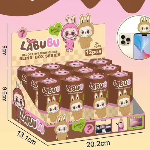 Muñeca Sorpresa Sonny Angel Labubu Bebé Celular Tablet X12