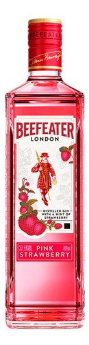 Gin London Pink Strawberry Beefeater Garrafa 700ml