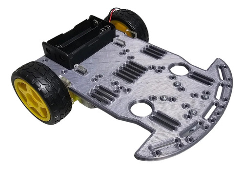 Kit Chassis Robô 2wd Roda Boba Motor Tt Robótica For Arduino