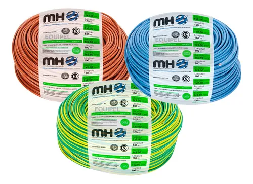 Cable Unipolar Mh 2,5mm Pack X 3 Rollos X 100m