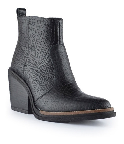 Imagen 3 de 6 de Botitas Botinetas Botas De Mujer De Cuero Olivia - Ferraro
