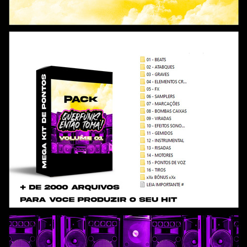 Pack Kit De Pontos Produção Funk Volume 1