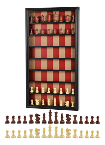 Juego De Mesa Gigante Montado En La Pared, Juego De Ajedrez