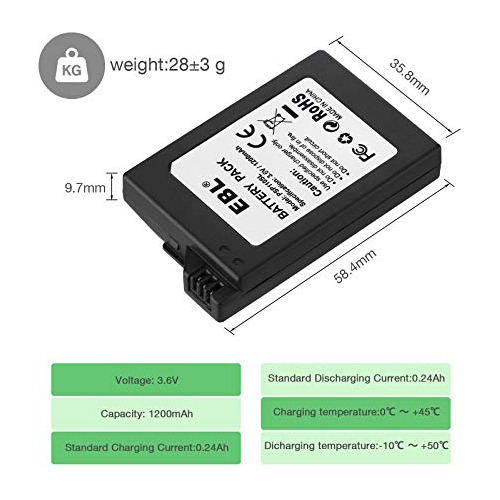 Bateria Para Psp 2000 3000 Psp-s110 3.6v 1200mah