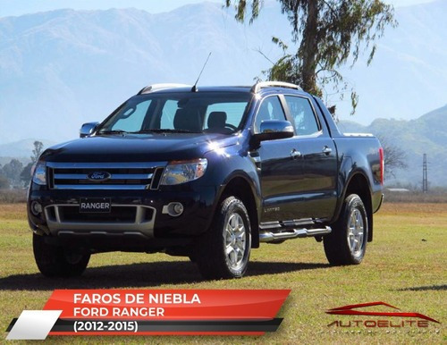 Imagen 8 de 10 de Kit Faros Niebla Ford Ranger 2012 213 2014 2015 2016 Cromado