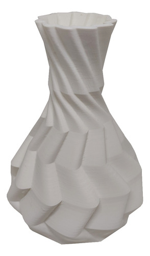 3D Vaso Espiral 100mL branco 15x11cm