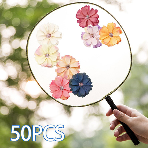 Ta 50 Unidades De Flores Artificiais Misturadas Cabeça De