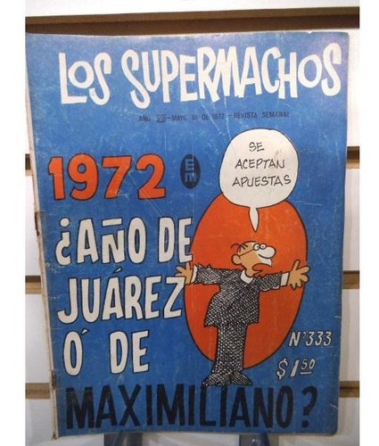 Comic Los Supermachos 333 Editorial Posada Vintage 