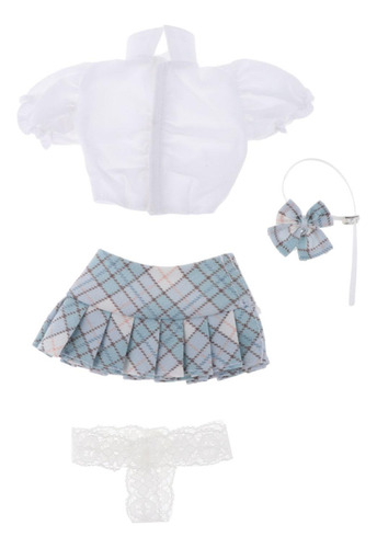 Figura A Escala 1/6, Traje De Muñeca, Ropa, Camisa Azul