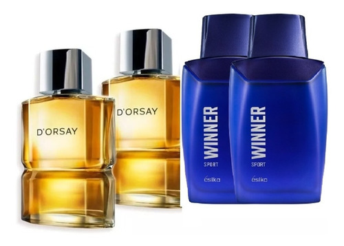 2 Perfumes Dorsay+ 2 Winner Sport Esika - mL a $125