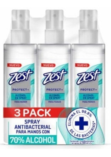  Alcohol spray Zest Protect 300 ml pack x 3