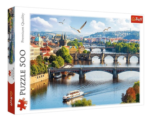 Juego De Mesa Puzzle Trefl Praga 500 Piezas +3 37382 Febo