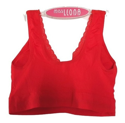 Imagen 5 de 9 de Top Crop Sosten Deportivo Push Up Relleno Gym Gimnasio