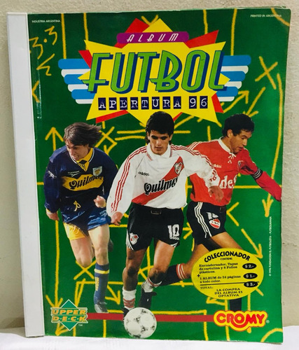 Album Coleccionador Figuritas Fútbol Apertura 96 - Vacio