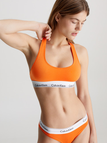 Bralette Modern Cotton Naranjo Calvin Klein