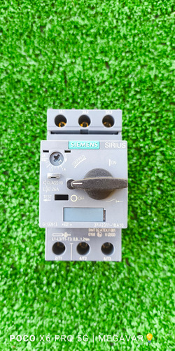 Guardamotor Siemens Sirius 3rv2011-1ba10 Rango 1,4 - 2 A