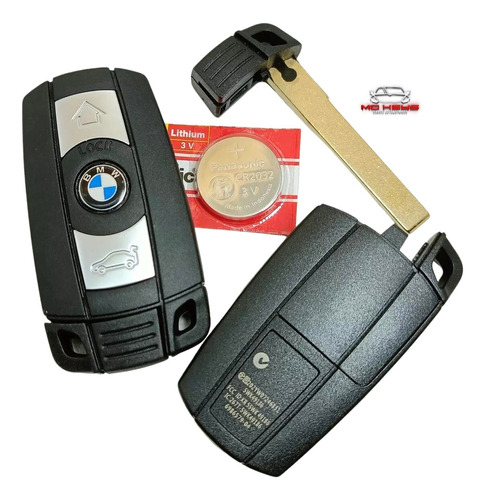 Carcasa Llave Bmw Serie 3 5 2006 2007 2008 2009 2011 Pila